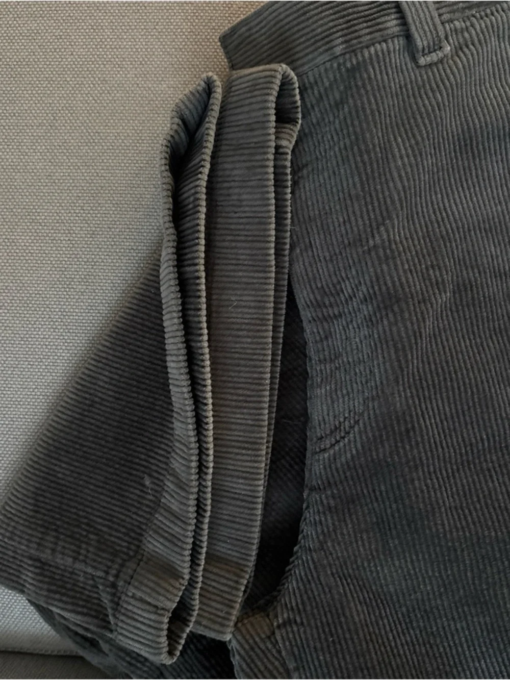 Comptoir Des Cotonniers Corduroy Pants in Charcoal - Picture 9 of 9
